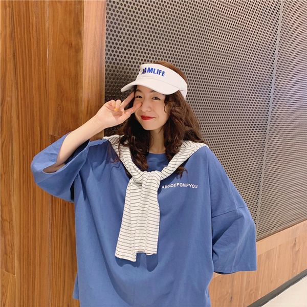 6688# chic t-shirt underwear loose harajuku bf underclothes missing foreign style ins super fire cec student t-shirt, White
6688# chic t-shirt underwear loose harajuku bf underclothes missing foreign style ins super fire cec student t-shirt, White
