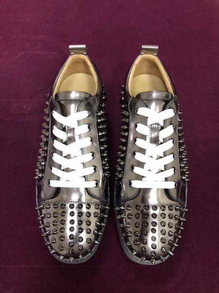 2019 new arrival fashion casual shoes luxury design genuine leather rivets flat sneaker size: size man-woman 35-4, Black
2019 new arrival fashion casual shoes luxury design genuine leather rivets flat sneaker size: size man-woman 35-4, Black