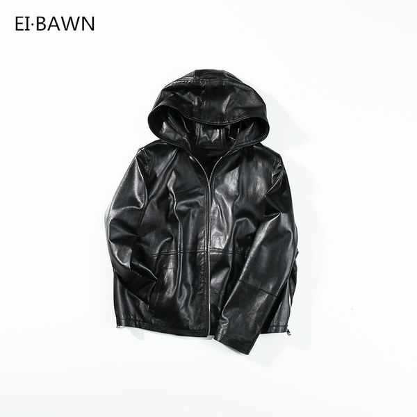 2019 genuine leather jackets sheepskin hood women black red plus size casual zipper autumn loose leather jackets for juniors 
2019 genuine leather jackets sheepskin hood women black red plus size casual zipper autumn loose leather jackets for juniors