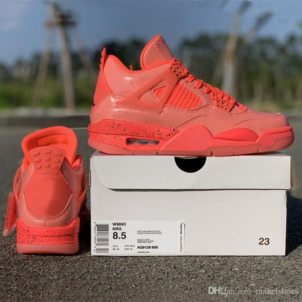 2019 NRG Hot Punch 4s Basketball Shoes Pink Red Designer Real Leather Top Quality Mens Women Trainer Sports Shoes
2019 NRG Hot Punch 4s Basketball Shoes Pink Red Designer Real Leather Top Quality Mens Women Trainer Sports Shoes