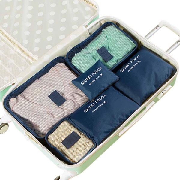 путешествия хранение сумки обувь нижнее белье одежда туалетный организатор 6pcs набор для багажа мешок комплекты водонепроницаемого нейлон м 
путешествия хранение сумки обувь нижнее белье одежда туалетный организатор 6pcs набор для багажа мешок комплекты водонепроницаемого нейлон м