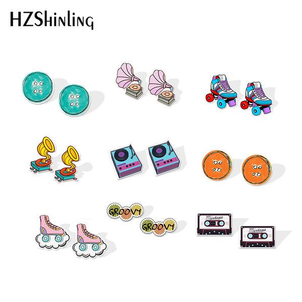 2020 new roller skate acrylic earrings record player acrylic earrings mixtape epoxy shrinky dinks earring gifts, Golden;silver
2020 new roller skate acrylic earrings record player acrylic earrings mixtape epoxy shrinky dinks earring gifts, Golden;silver