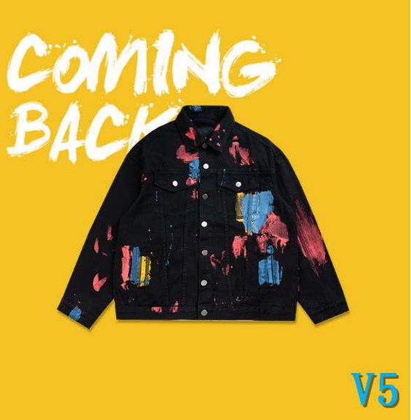 mens designer splash paint jackets street denim jacket luxury men streetwear brand jacket wear on both sides clothingv5, Black;brown
mens designer splash paint jackets street denim jacket luxury men streetwear brand jacket wear on both sides clothingv5, Black;brown