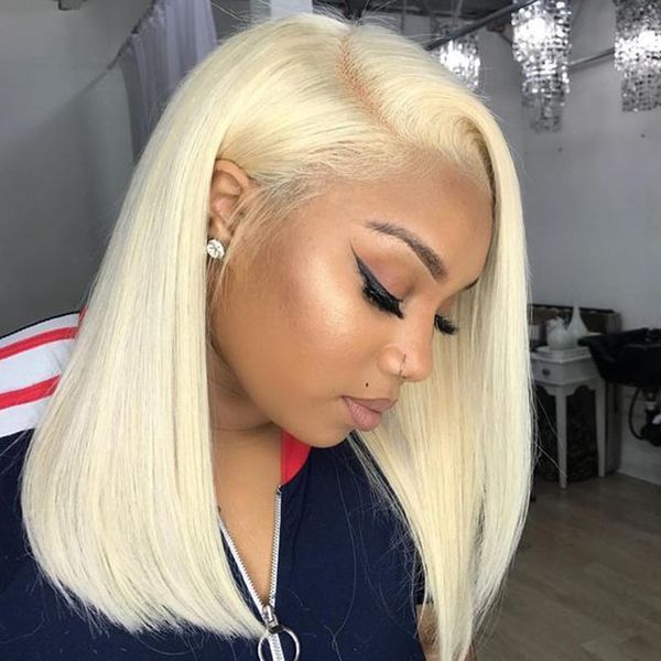 150% 13x6 lace front human hair wigs for women pre plucked straight brazilian remy 13x4 short bob lace front wigs, Black
150% 13x6 lace front human hair wigs for women pre plucked straight brazilian remy 13x4 short bob lace front wigs, Black