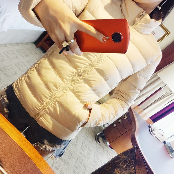stand collar ultra thin lightweight fashion white duck down jackets women down coats outerwear 2018 autumn winter, Black
stand collar ultra thin lightweight fashion white duck down jackets women down coats outerwear 2018 autumn winter, Black