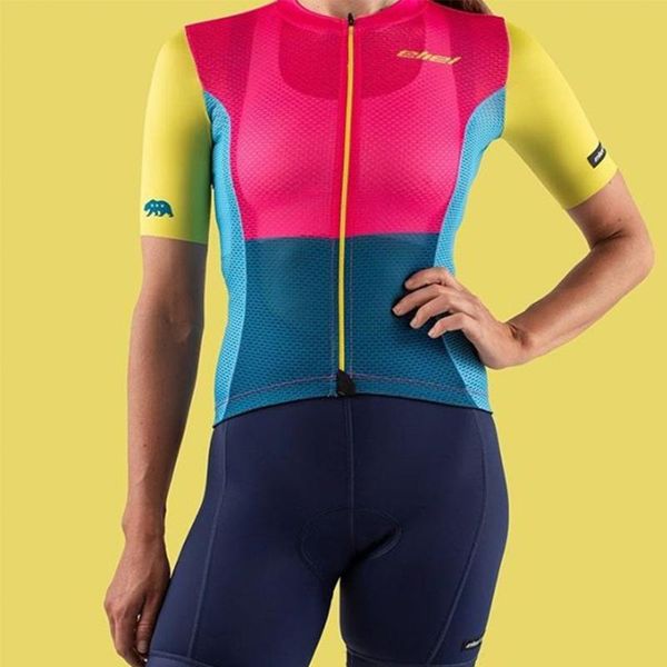 cycling triathlon suit women short sleeve skinsuit colorful bike dress clothing set racing suit jumpsuit bodywear mtb ciclismo, Black;blue
cycling triathlon suit women short sleeve skinsuit colorful bike dress clothing set racing suit jumpsuit bodywear mtb ciclismo, Black;blue