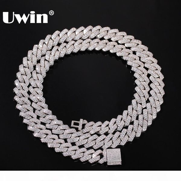 uwin 13мм micro pave зубец кубинский цепи ожерелья моды hiphop полный iced out цирконий ювелирные изделия для мужчин женщин, Silver
uwin 13мм micro pave зубец кубинский цепи ожерелья моды hiphop полный iced out цирконий ювелирные изделия для мужчин женщин, Silver