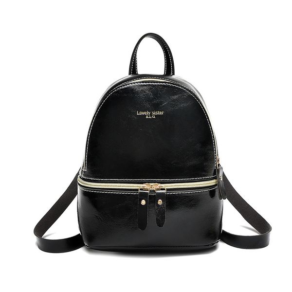 oil leather teenage girl backpack 2019 new korean style women shoulder bag large capacity portable school bagpack for little kid
oil leather teenage girl backpack 2019 new korean style women shoulder bag large capacity portable school bagpack for little kid