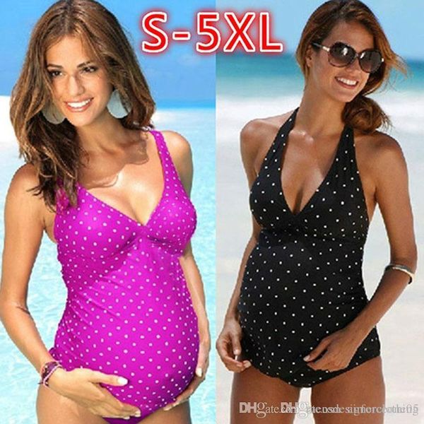 deep v pregnant women onepiece swimsuit women retro one piece bikini playsuit polka dot printed swimsuit, White;black
deep v pregnant women onepiece swimsuit women retro one piece bikini playsuit polka dot printed swimsuit, White;black