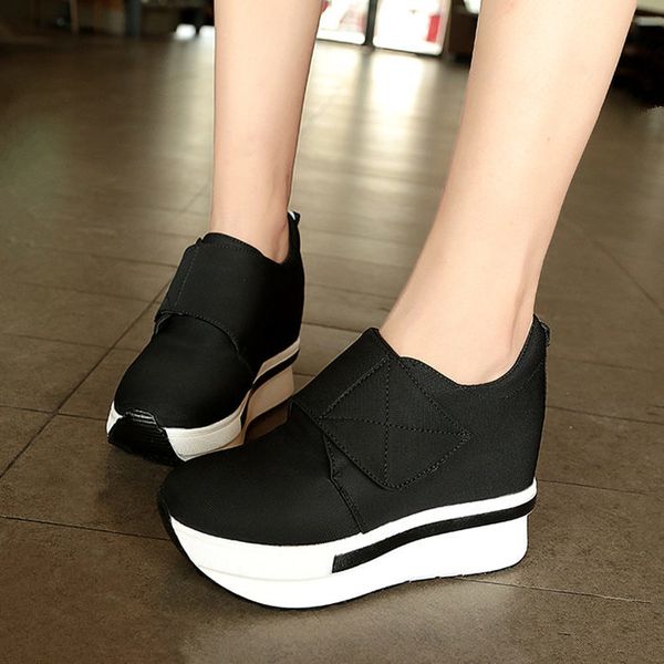 hook & loop platform sneakers brand tennis elegant sweet modis solid cotton fabric canvas rubber high spring vulcanize woman y200424, Black
hook & loop platform sneakers brand tennis elegant sweet modis solid cotton fabric canvas rubber high spring vulcanize woman y200424, Black