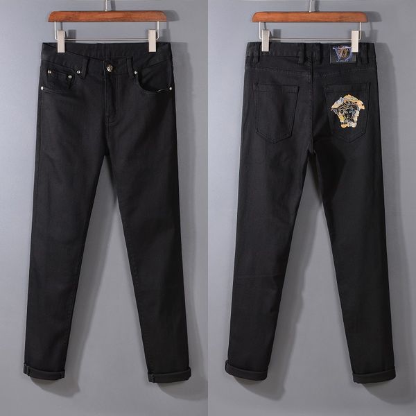 jeans new fashion mens designer brand black jeans skinny ripped destroyed stretch slim fit hop hop motorcycle fear of god, Blue
jeans new fashion mens designer brand black jeans skinny ripped destroyed stretch slim fit hop hop motorcycle fear of god, Blue