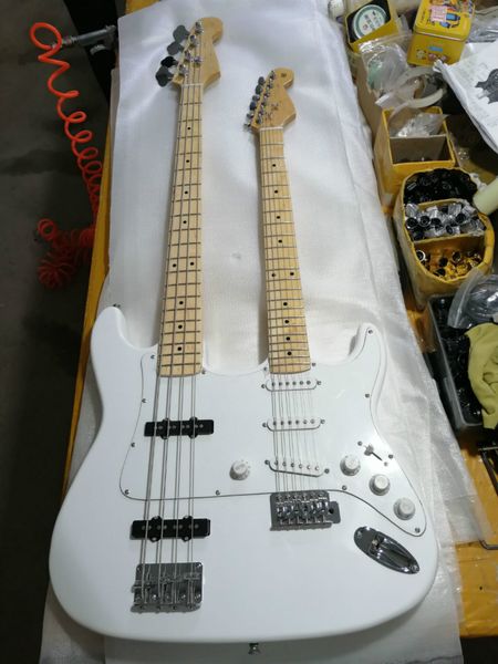 custom factory wholesale direct sale white maple fingerboard 4/6 string double neck solid electric guitar
custom factory wholesale direct sale white maple fingerboard 4/6 string double neck solid electric guitar