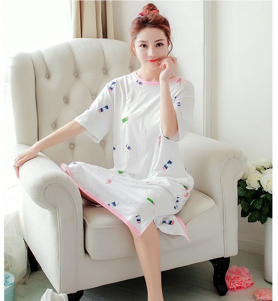 breastfeeding nightdress summer out short sleeve postpartum pregnant women pajamas female breastfeeding dress month child clothe, White
breastfeeding nightdress summer out short sleeve postpartum pregnant women pajamas female breastfeeding dress month child clothe, White