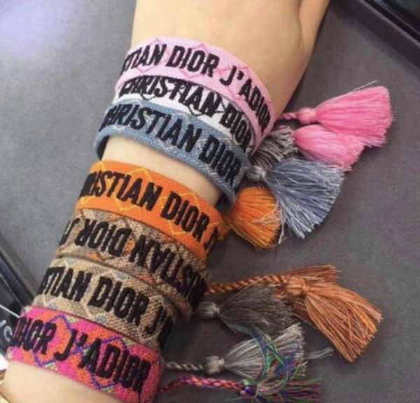 Rope material embroidery bracelet with ewing word and ta el famou d brand woven jewelry cotton bracelet friend hip bracelet
Rope material embroidery bracelet with ewing word and ta el famou d brand woven jewelry cotton bracelet friend hip bracelet