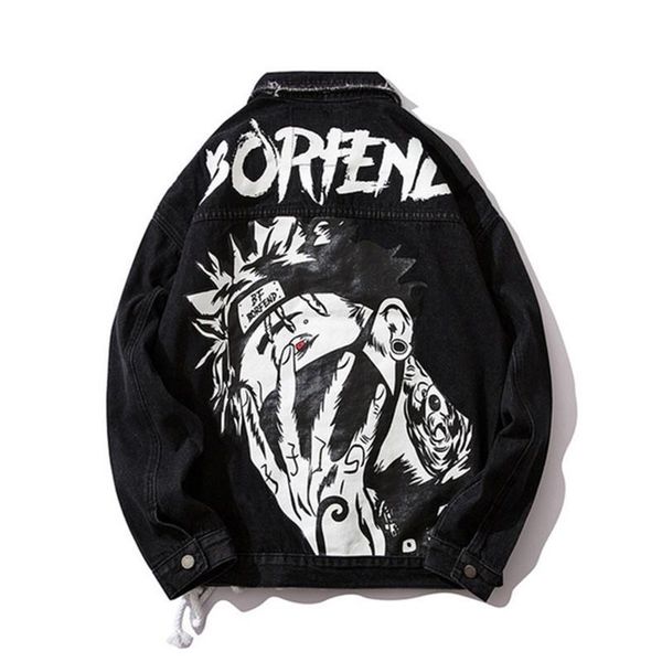 hip hop fashion cartoon characters graffiti printed denim jacket jeans jacket men casual streetwear autumn denim jacket coat autumn m-2xl, Black;brown
hip hop fashion cartoon characters graffiti printed denim jacket jeans jacket men casual streetwear autumn denim jacket coat autumn m-2xl, Black;brown