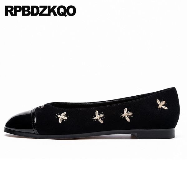italian suede wing size 33 round toe patent leather black walking flats ballet bee chinese embroidered shoes women embroidery
italian suede wing size 33 round toe patent leather black walking flats ballet bee chinese embroidered shoes women embroidery