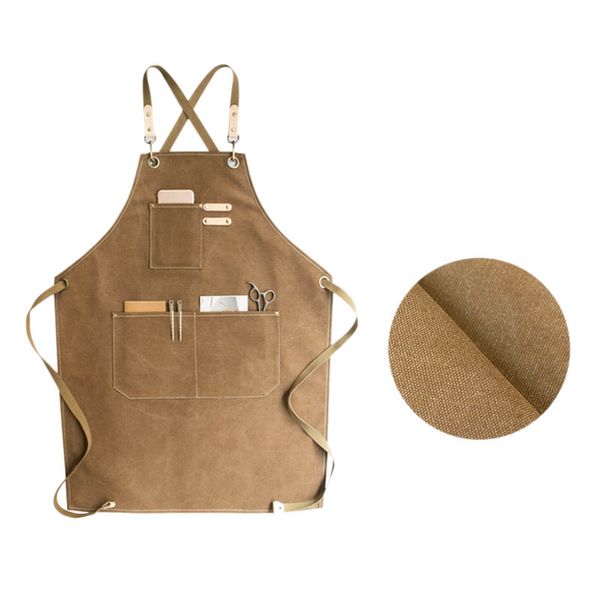 canvas cook apron barista bartender chef hairdressing apron catering uniform work wear anti-dirty overalls
canvas cook apron barista bartender chef hairdressing apron catering uniform work wear anti-dirty overalls