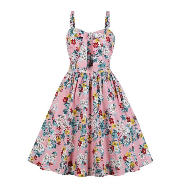 new pink floral print vintage dress 1950s hepburn rockabilly women summer pin up dress high waist a-line party vestidos mujer, Black;gray
new pink floral print vintage dress 1950s hepburn rockabilly women summer pin up dress high waist a-line party vestidos mujer, Black;gray