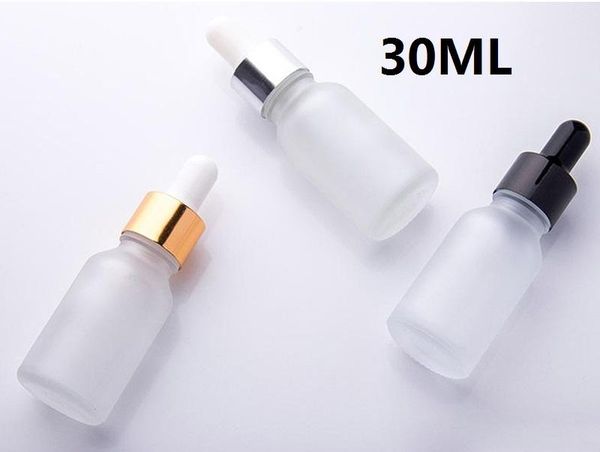 30ml frosted glass dropper bottle essential oil glass bottle with gold sliver black cap
30ml frosted glass dropper bottle essential oil glass bottle with gold sliver black cap