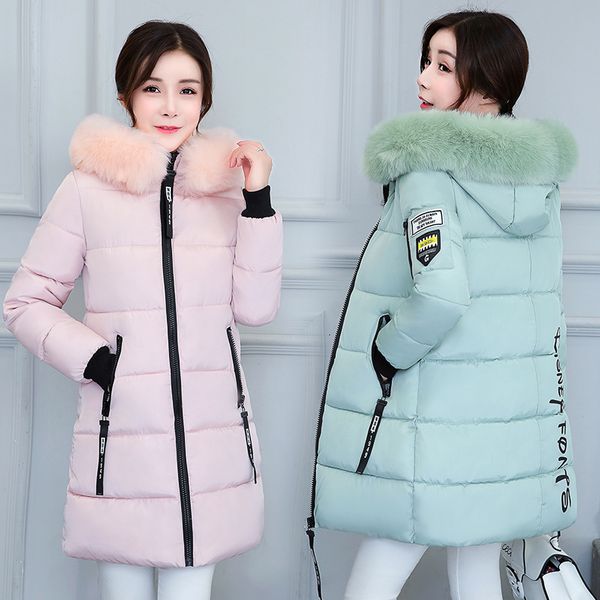new winter parkas women female outerwear parka thickening cotton winter jacket women grils v191111, Black
new winter parkas women female outerwear parka thickening cotton winter jacket women grils v191111, Black