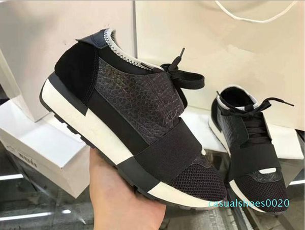 race runner black leather fabric sneakers designer low women casual kanye west style race runner mesh breathable flats c20
race runner black leather fabric sneakers designer low women casual kanye west style race runner mesh breathable flats c20