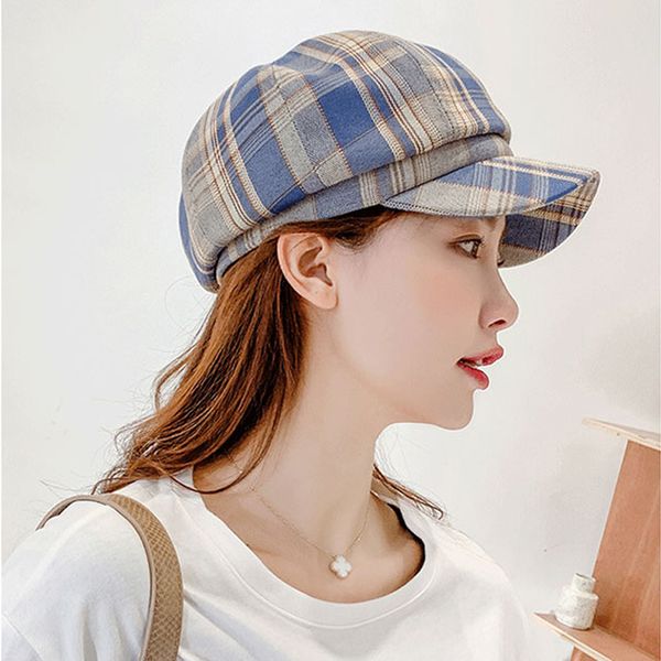 foux octagonal cap plaid women summer beret newsboy painter adjustable rope korean style french barrette ladies female new fish, Blue;gray
foux octagonal cap plaid women summer beret newsboy painter adjustable rope korean style french barrette ladies female new fish, Blue;gray