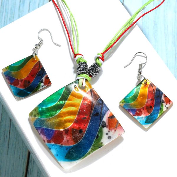 zoshi bohemian enamel cowrie conch shell pendant necklace set for women fashion ocean sea beach jewelry boho shell jewelry set, Silver
zoshi bohemian enamel cowrie conch shell pendant necklace set for women fashion ocean sea beach jewelry boho shell jewelry set, Silver