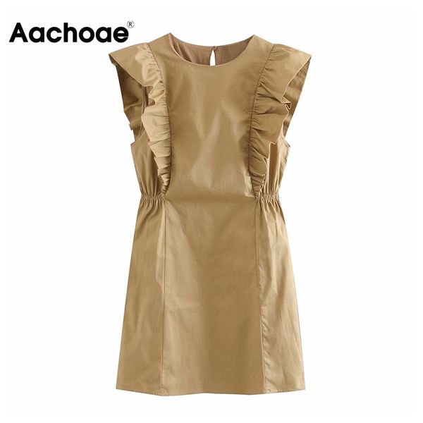 women chic ruffles mini dress summer khaki o neck fashion a line dress lady sleeveless hollow out female cotton dresses robe, Black;gray
women chic ruffles mini dress summer khaki o neck fashion a line dress lady sleeveless hollow out female cotton dresses robe, Black;gray