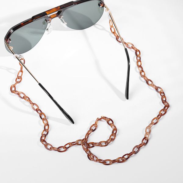 fashion women brown eyeglass chains acrylic reading glasses rope hanging neck chain resin girls sunglasses chain strap, Silver
fashion women brown eyeglass chains acrylic reading glasses rope hanging neck chain resin girls sunglasses chain strap, Silver