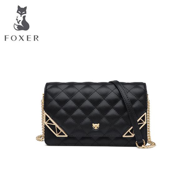 foxer women leather handbags fashion cowhide bag handbags women bags bags crossbody