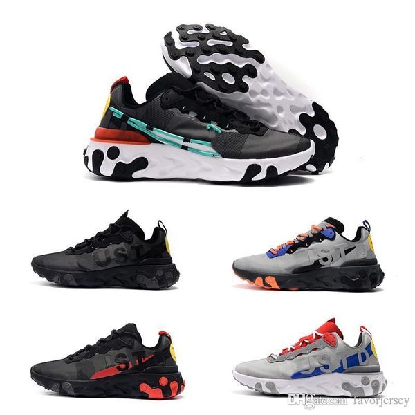 with box 2020 react element 55 undercover men running shoes tour black red orbit men designer sneakers trainers sports shoes, White;red
with box 2020 react element 55 undercover men running shoes tour black red orbit men designer sneakers trainers sports shoes, White;red