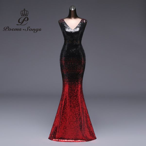 poemssongs evening dress vestido de festa longo formal gradient sequin style waist robe longue gown bride reflective dress, White;black
poemssongs evening dress vestido de festa longo formal gradient sequin style waist robe longue gown bride reflective dress, White;black