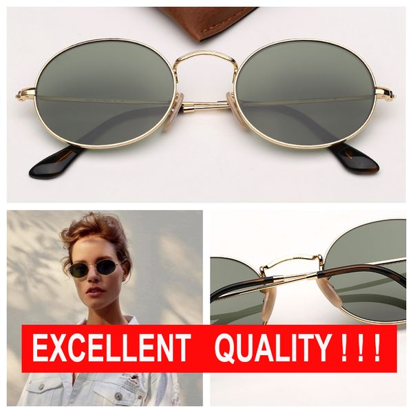 mens designer sunglasses oval metal sunglasses fashion women brand sun glasses uv protection green glass lenses eyeware with leather case, White;black
mens designer sunglasses oval metal sunglasses fashion women brand sun glasses uv protection green glass lenses eyeware with leather case, White;black