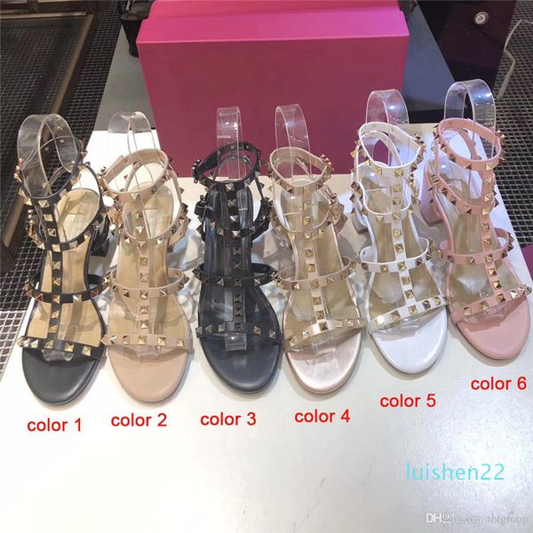 luxury designer fashion stud sandals genuine leather slingback pumps ladies high heels fashion rivets shoes party high heel llll22, Black
luxury designer fashion stud sandals genuine leather slingback pumps ladies high heels fashion rivets shoes party high heel llll22, Black