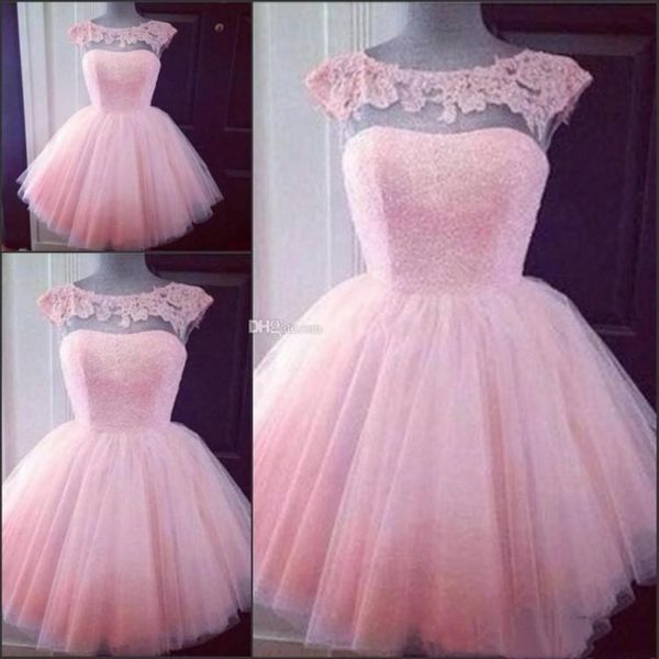 Cute Dresses Short Pink Homecoming Prom Puffy Tulle Little Pretty Party Appliques Capped Sleeves Girl Formal cocktail Gowns, Ivory
Cute Dresses Short Pink Homecoming Prom Puffy Tulle Little Pretty Party Appliques Capped Sleeves Girl Formal cocktail Gowns, Ivory