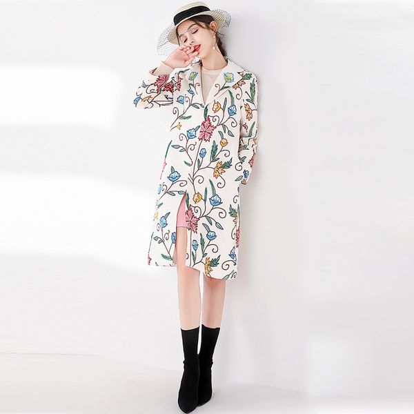 goodlishowsi 2019 autumn winter women floral trench single breasted notched long sleeve casual overcoat ladies outerwear, Tan;black
goodlishowsi 2019 autumn winter women floral trench single breasted notched long sleeve casual overcoat ladies outerwear, Tan;black