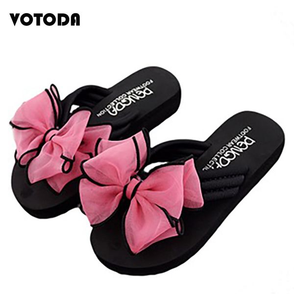 fashion women summer flower bow wedge flip flops soft non-slip home shoes woman lovely beach sandals ladies cute casual bow shoe, Black
fashion women summer flower bow wedge flip flops soft non-slip home shoes woman lovely beach sandals ladies cute casual bow shoe, Black
