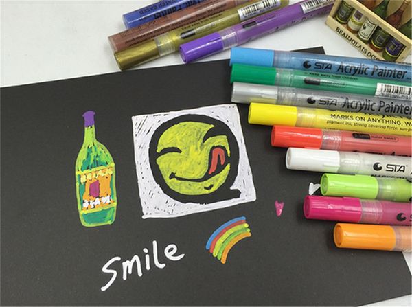 STA 1000 Маркеры акриловые Painter Water Color Pen на водной основе Цвет пера Цвет Маркер для рисования Карандаш Ручки для студентов Детские подарки
STA 1000 Маркеры акриловые Painter Water Color Pen на водной основе Цвет пера Цвет Маркер для рисования Карандаш Ручки для студентов Детские подарки