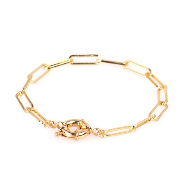 elegant copper gold link chain spring buckle charms pendant connector spring ring clasps bracelets new listing charming jewelry, Black
elegant copper gold link chain spring buckle charms pendant connector spring ring clasps bracelets new listing charming jewelry, Black