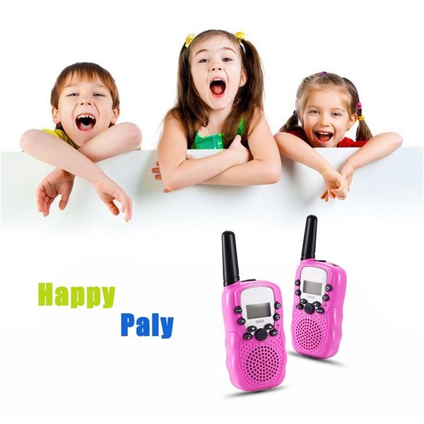 1 pair child walkie talkie toys electronic gadgets battery operated wireless interphone game interactive talking intercom toy
1 pair child walkie talkie toys electronic gadgets battery operated wireless interphone game interactive talking intercom toy