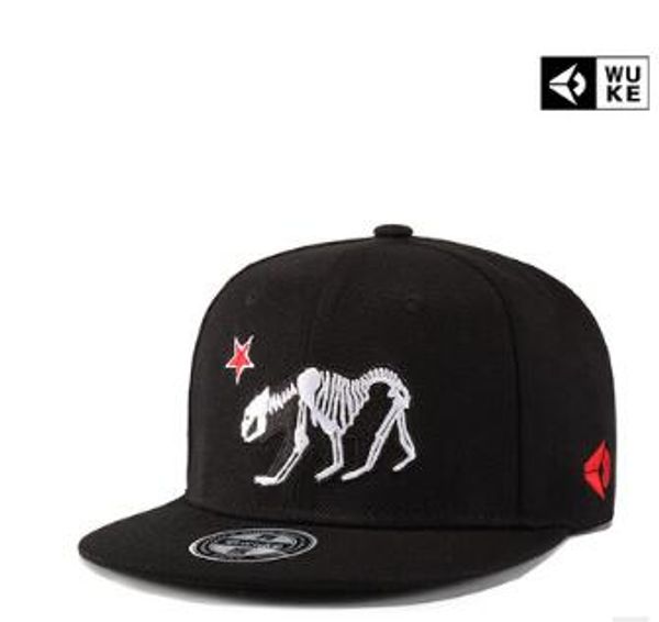 dancers new wolf skeleton embroidered hat hip hop street skateboard hat flat hat men wholesale spot, Blue;gray 
dancers new wolf skeleton embroidered hat hip hop street skateboard hat flat hat men wholesale spot, Blue;gray