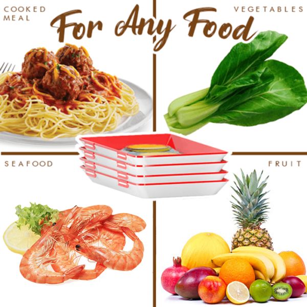 dinner plates clever tray 30*22cm healthy fresh food storage preservation tray storage container set kitchen tools
dinner plates clever tray 30*22cm healthy fresh food storage preservation tray storage container set kitchen tools