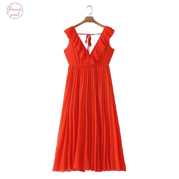 women orange maxi dress pleated ruffles sleeveless backless female casual sweet dresses puff sleeve chic bow tie a line vestidos qb506, Black;gray
women orange maxi dress pleated ruffles sleeveless backless female casual sweet dresses puff sleeve chic bow tie a line vestidos qb506, Black;gray