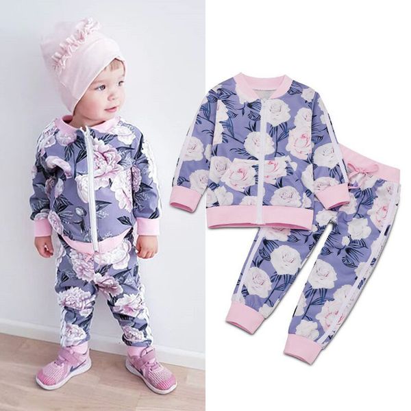 2019 toddler kid baby boy girl floral sport suit t shirt long pants outfits set boys girls clothes toddler children clothes, White
2019 toddler kid baby boy girl floral sport suit t shirt long pants outfits set boys girls clothes toddler children clothes, White