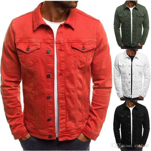 mens brand designer jackets vintage solid color denim cowboy shirts male female winter thin jacket casual coat, Black;brown
mens brand designer jackets vintage solid color denim cowboy shirts male female winter thin jacket casual coat, Black;brown