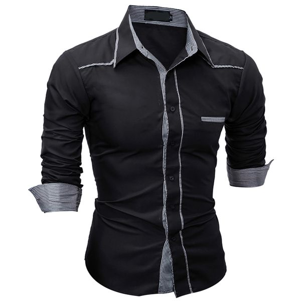 brand 2017 fashion male shirt long-sleeves fashion youth lattice stitching mens dress shirts slim men shirt 3xl, White;black
brand 2017 fashion male shirt long-sleeves fashion youth lattice stitching mens dress shirts slim men shirt 3xl, White;black