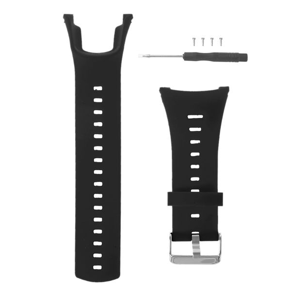 replacement silicone sport wristband smart strap for suunto ambit series 1/2/3 f3md, Black;brown
replacement silicone sport wristband smart strap for suunto ambit series 1/2/3 f3md, Black;brown