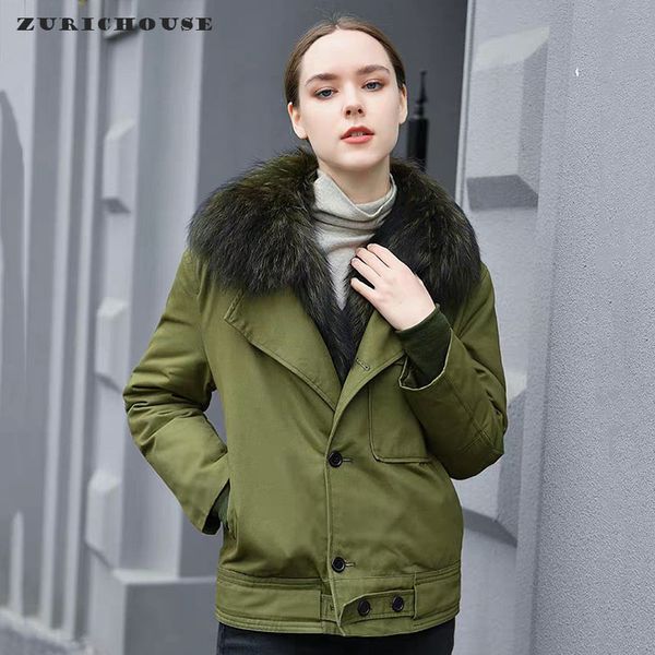 zurichouse winter down jacket women parka warm fashion liner detachable real raccoon fur collar white duck down coat, Black
zurichouse winter down jacket women parka warm fashion liner detachable real raccoon fur collar white duck down coat, Black