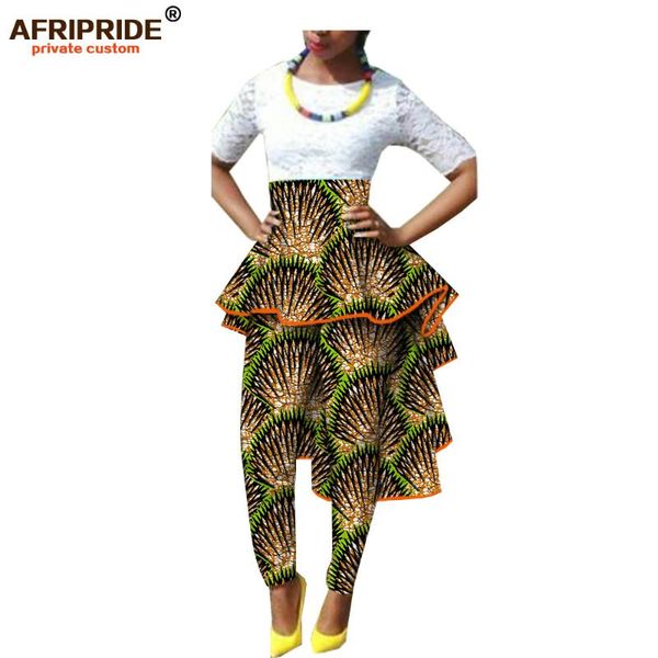 2018 autumn women african pants afripride private custom ankle-length women casual pants with ruffles 100% batik cotton a722110, Red
2018 autumn women african pants afripride private custom ankle-length women casual pants with ruffles 100% batik cotton a722110, Red