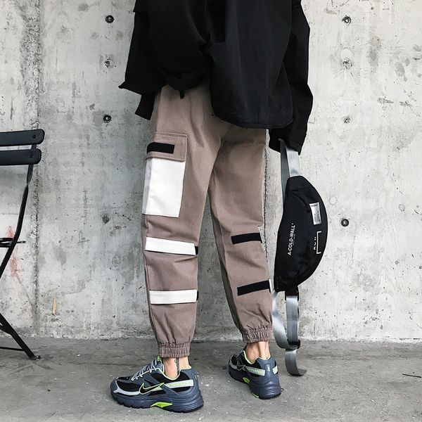 hipster men's cargo pants patchwork side pocket cargo harem pants mens casual jogger streetwear male hip hop trousers, Black
hipster men's cargo pants patchwork side pocket cargo harem pants mens casual jogger streetwear male hip hop trousers, Black